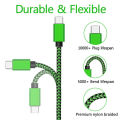 【Trusted】 USB Type C Cable Date Sync Charger 2.4A Charger Nylon Braided Wire For Huawei Android USB C 1M 2M 3M.