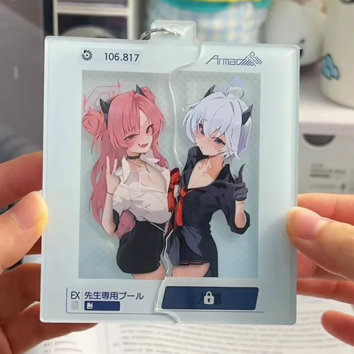 Game%20Blue%20Archive%20Azur%20Lane%20IJN%20Taih%C5%8D%20Yozakura%20Kirara%20Key%20Arisu%20Cosplay%20Keychain%20Acrylic%20Key%20Chain%20Bag%20Accessories%20Ornament%20Prop%20-%20Image%205
