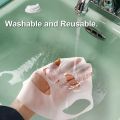 1PCS Reusable Wrinkle Smoothing Silicone Face Mask Holder For Sheet Masks, Moisturizing Facial Mask Cover, Prevent Evaporation. 