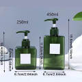 Shampoo hand sanitizer in empty toilet 250 impurity/450 impurity. Baby Shower Lotion refillable pump bottle. 