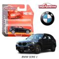 (First Hand, Not in the Original Packaging) Majorette Metal Car Model, Bmw Series 1, 100% Genuine Copyright, Steel Structure, Realistic Simulation.. 