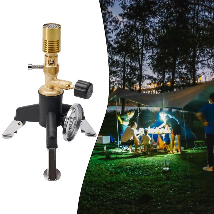 1pc Portable Laboratory Bunsen Burner Light Gas Brass Multi Camping Tools Laboratory Bunsen Burner Light