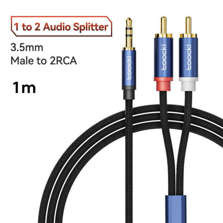 Toocki%203.5mm%20RCA%20Cable%20Jack%20to%202RCA%20Aux%20Audio%20Cable%20for%20Smartphone%20TV%20Box%20%20RCA%20Splitter%20Aux%20Wire%20for%20Home%20Theater%20Speaker%20-%20Image%207