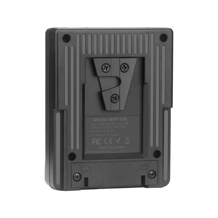 Probty%20Dual%20NP-F970%20NP-F%20Series%20Battery%20to%20V-Mount%20Lock%20Power%20Supply%20Converter%20Plate%20for%20Tilta%20Kit%20Monitors%20LED%20Light%20-%20Image%203