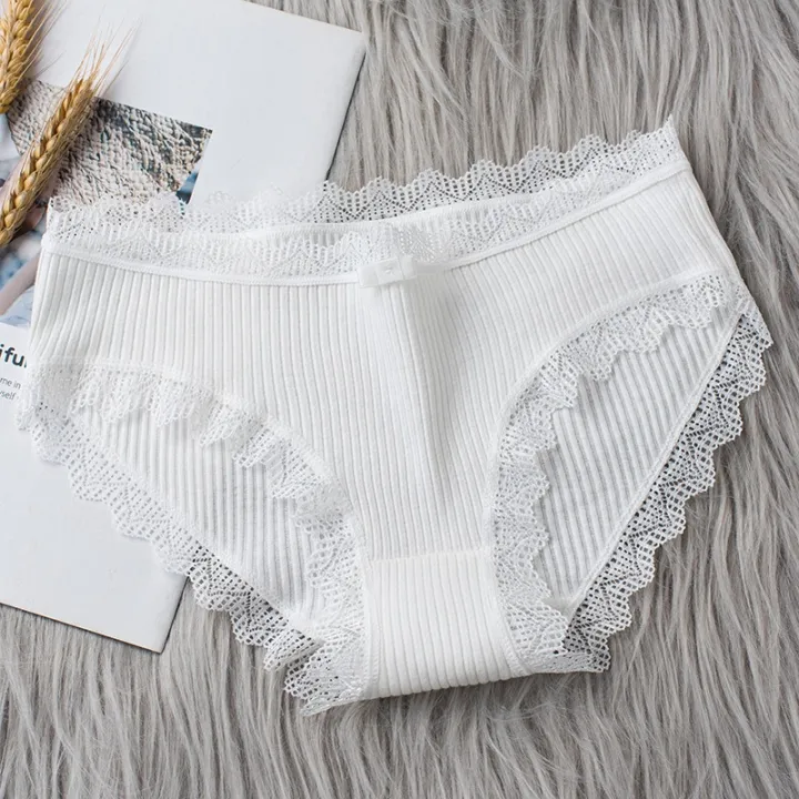 Pure%20Cotton%20Panty%20Lace%20Women%20Mid%20Waist%20Stripe%20Cotton%20Panties%20Antibacterial%20Intimate%20%20Panty%20-%20Image%207