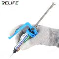 RELIFE RL-062D Labor-Saving 5-10CC Solder Paste Booster UV Solder Mask Ink Welding Oil Pusher for Motherboard Repair Tools. 