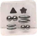 BROSIS PLANET Shapes of Magnet Stones Set for Physics Experiments Learning Playing for All Fridge Magnet Pack of 10 for Kids,for birthday party gift. 
