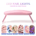 LULAA Foldable Nail Lamp Machine Mini UV LED Nail Lamp For Home Salon Tools Professional Nail Phototherapy Mouse Nail Lamp. 