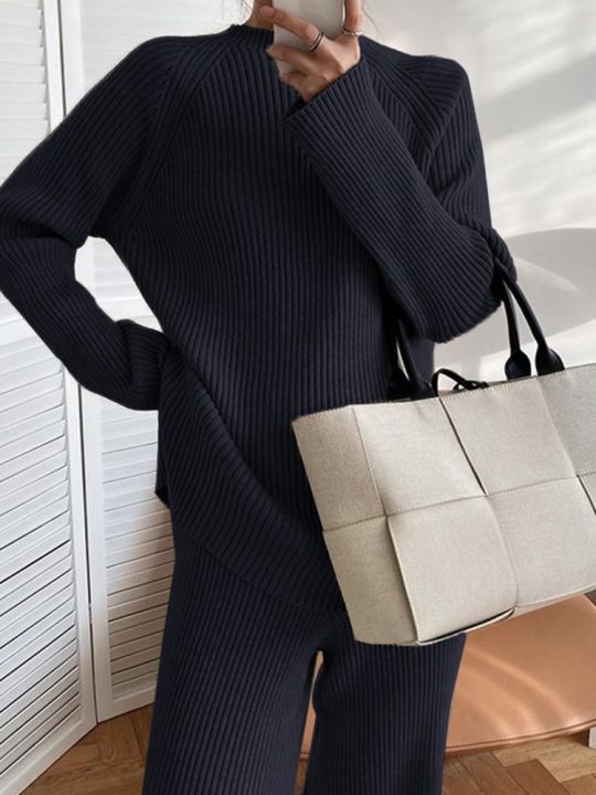 2024%20ZANZEA%20Autumn%20Women%20Elegant%20Urban%20Tracksuit%20Casual%20Suits%202PCS%20Long%20Sleeve%20Blouse%20Wide%20Leg%20Pants%20Sets%20Vintage%20Matching%20Sets%20-%20Image%206