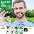 9 counts EA ABS Golf Poker Ball Markers, Best Seller, with PGA Golf Chip Ball Marker, Great Golf  For Golf Lovers Dad. 