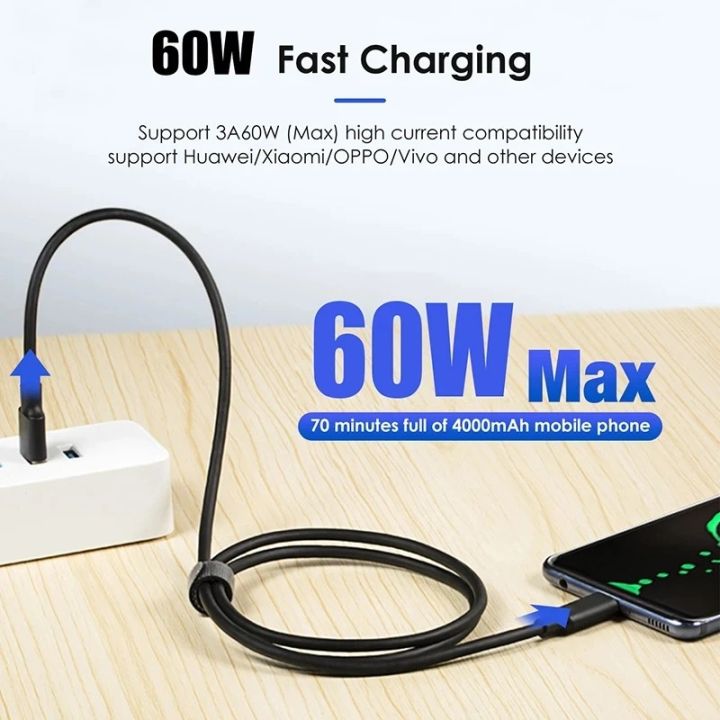 USB%203.2%2010Gbps%203A%2060W%20QC%203.0%20Type%20C%20Cable%20USB%20A%20to%20Type-C%203.2%20Gen2%20Cable%20Data%20Transfer%20USB%20C%20SSD%20Hard%20Disk%20Cable%20Fast%20Charging%20-%20Image%203