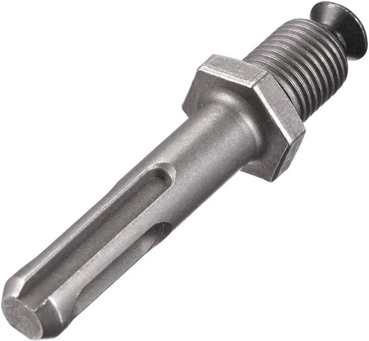12mm Thread Diameter SDS Plus Shank Drill Chuck Adapter Connector w Lock Screw
