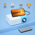 YG300 can be connected to mobile projector, mini portable high-definition outdoor, suitable for home theater use. 