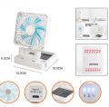 Solar Rechargeable Car fan Dashboard 360 Degree Rotatable fan Car Auto Powerful 3 Speed Cooling Air Fan for All Cars,Tempo,Trucks.