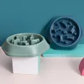 Pet Slow Food Bowl Anti-choking Feeder PP Plastic Dish Bowl Home Dog Eating Plate Anti-gulping Feeding Supplies. 