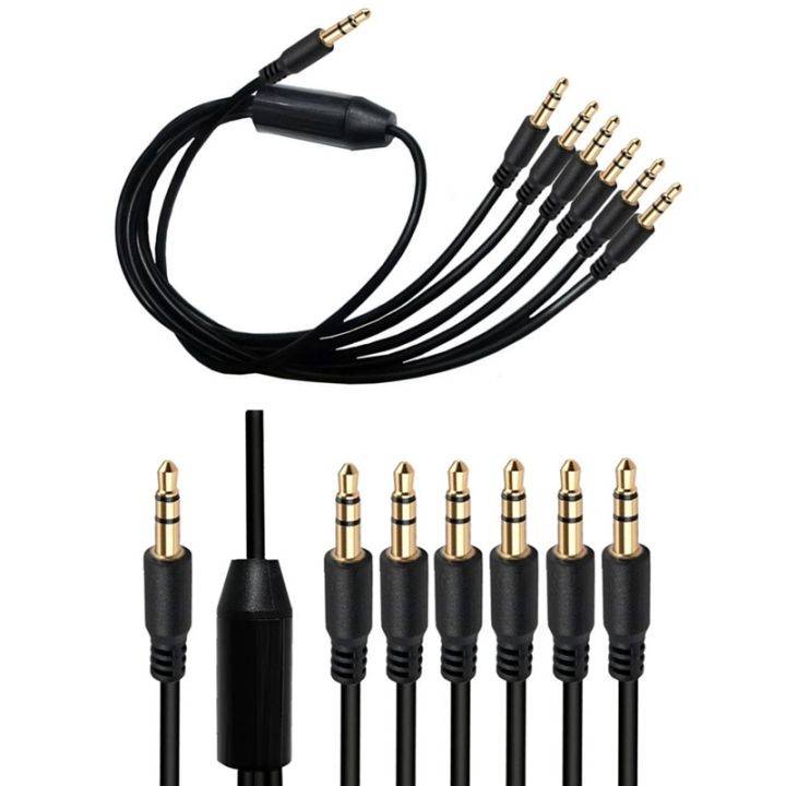 3.5mm%20Headphone%20Jack%20Splitter%20Audio%20Cable%203.5mm%20Cable%201%20Male%20to%202/3/4/5/6%20male%20AUX%20Cable%20Splitter%20Adapter%20For%20Computer%20Headset%20-%20Image%202