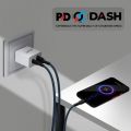 UBON 25W Mobile Charger | CH-300 OG Series | Type C + USB Power Adapter. 