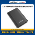 UnionSine 2.5' Portable External Hard Drive - USB3.0 High Speed - 1TB/750GB/500GB/320GB - Compatible with PC Desktop Laptop Mac.