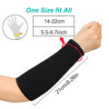 GOMOREON 1Pair Cut Resistant Sleeves, Burn Heat Resistant Arm Sleeve Protectors Protective Forearm Sleeves Cooking Gardening. 