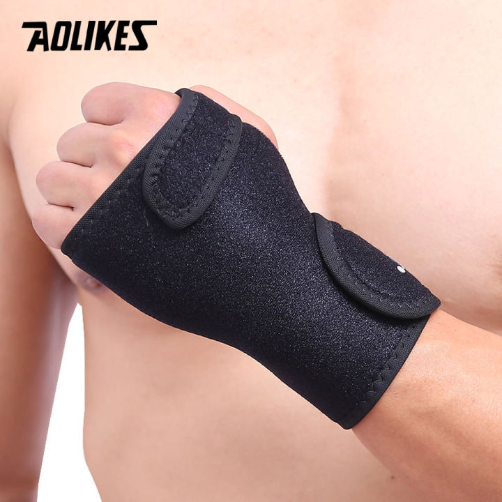 AOLIKES%201PCS%20Weight%20Lifting%20Gym%20Training%20Sports%20Wristbands%20Wrist%20Support%20Straps%20Wraps%20Hand%20Carpal%20Tunnel%20Injury%20Splint%20-%20Image%206
