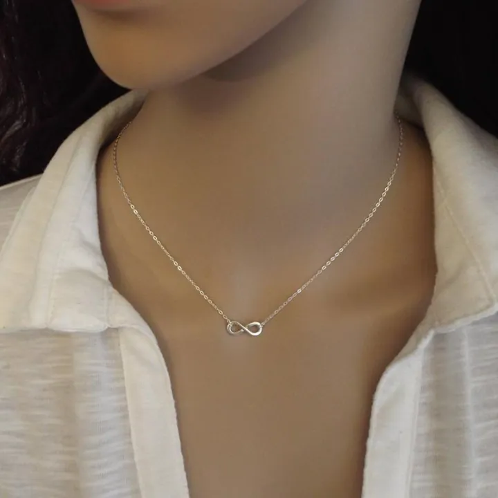 Boho%20Charm%20Infinity%20Pendant%20Choker%20Necklace%20Femme%20Stainless%20Steel%20Couple%20Wedding%20Jewelry%20Collares%20Mujer%20Best%20Friend%20%20bijoux%20-%20Image%204