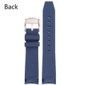 20mm Curved End Rubber Watch Strap For Rolex Submariner Watchband Soft Silicone Black Green Blue Diving Bracelet Wrist Band. 