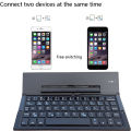 Folding Bluetooth Keyboard Foldable Wireless Keyboard with Pocket Size, Aluminum Alloy Housing, for iPad, iPhone,Android Devices. 