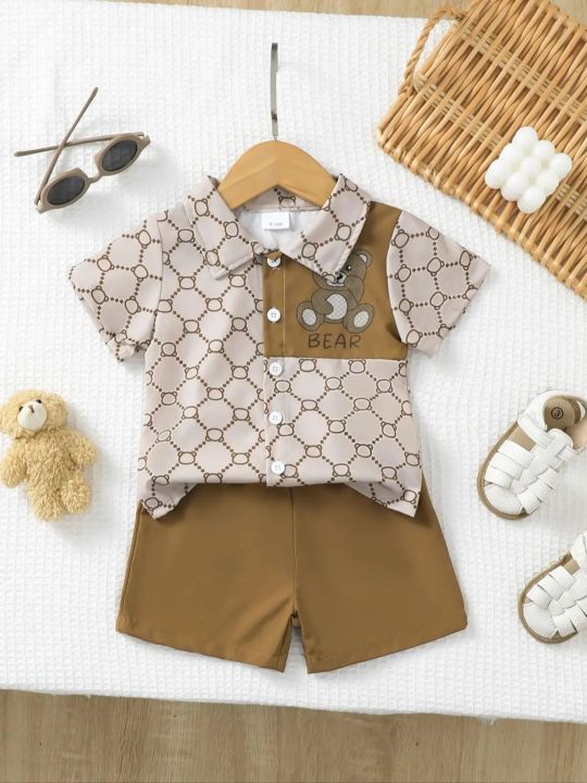 Baby%20Boy%20Bear%20Print%202-Piece:%20Button%20Shirt%20+%20Brown%20Shorts%20%E2%80%93%20Patterned%20Design%20for%20Gifting%20.%20-%20Image%207