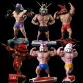 18cm Big Muscle Gunpla EVA Unit 01 LED Light Up Bodybuilding Statue RX-78 Zaku Sazabi Nu Yuanzu Action Figures Boys Toy . 