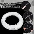 10.94 Yards Plastic Welt Cord Upholstery Piping 3mm Translucent PVC Boning Modeling Stick Plastic Piping Cord for Sofa Chair.