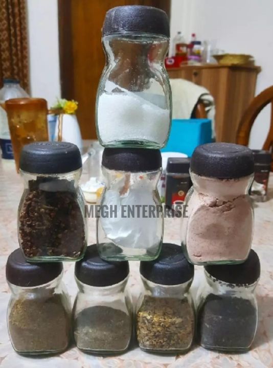 Glassware%20Food%20Jar%20Set%20120ml%20Transparent%20Glass%20Containers%20with%20Multicolor%20Lids%206pcs%20-%20Image%203