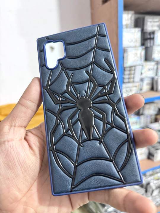 Samsung%20Note%2010%20plus%20/%20Note%2010%20pro%20Artificial%20leather%20and%20spider%20back%20cover%20-%20Image%202