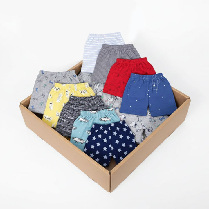 Printed%20Cotton%20Half%20Pant%20for%20Baby%20-10%20PCS%20Multicolor%20Combo%20Pack%20-%20Image%207
