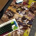 Anime B-Black C-Clover Mouse Pad Xxl Computer Large Size Non-slip Gamer Keyboard 90x40cm Art Design HD Deskmat. 