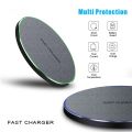 Ultra-Thin Fast Wireless Charger Pad for Samsung Galaxy S24 S23 S22 iPhone 15 14 13 Pro Max Wireless Induction Charging Station. 