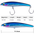 Magnisher Long Casting Sinking Pencil Baits 11.5cm 50.5g Fishing Lures Jigging Hooks Hard Bait Seafishing Artificial Wobbler.