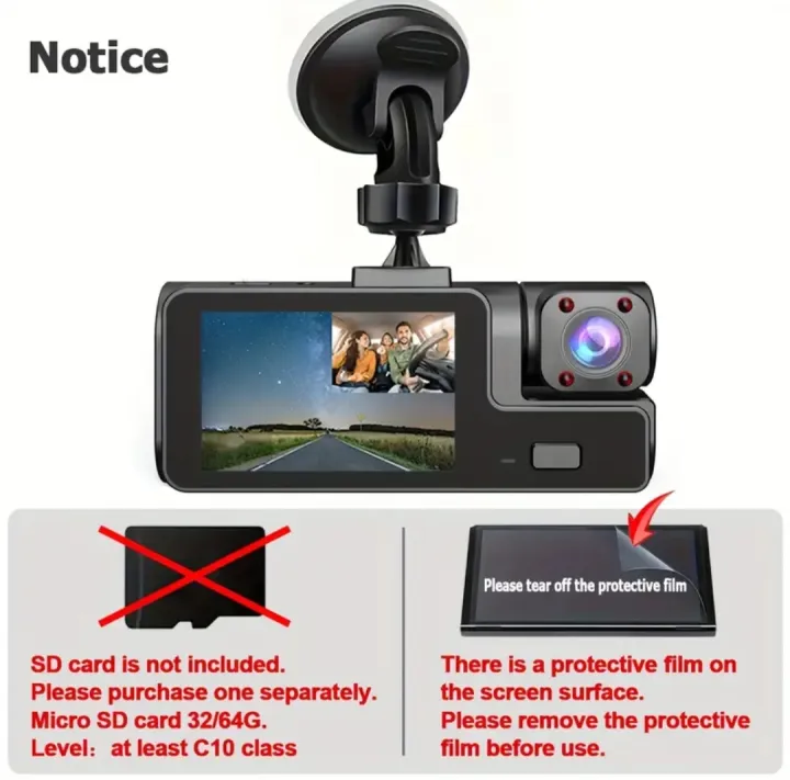 Vavupo%201080P%20Dual%20Dash%20Cam%20with%20170%C2%B0%20Wide%20Angle,%20Night%20Vision,%20G-Sensor,%20Loop%20Recording,%20LED%20Display,%20Push%20Button%20Control,%20150mAh%20Rechargeable%20No%20SD%20Card%20Included%20-%20Image%202