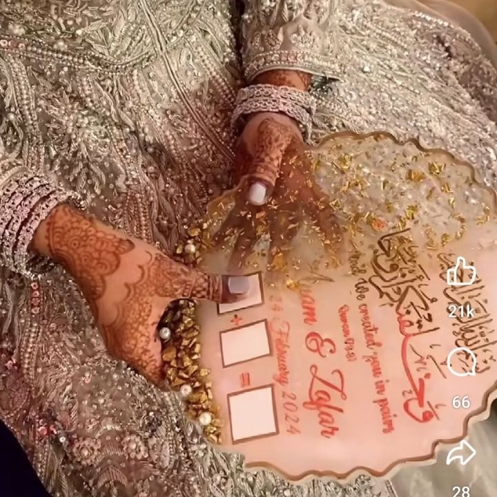 Beautiful wedding gift for bride & groom.....