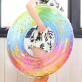 Swimming Rings Glitter Pool Foats   Children Inflatable Pool Tube Float Water Toy Swim Laps Summer Swimming Pool Beach Toys. 