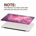 Pack of 2 Pink Sky Pattern Laptop Art Decal Case, Universal Laptop Skin Sticker for Laptops, Cars, Helmets, Motorcycles,.