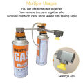 3 in 1 Butane Adapter Extension Split Furnace Adapter E-Three Outputs Gas Tank Conversion Head Gas Distributor Conversion Head.