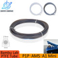 Mini 3D Printer PTFE Pipe 1.75mm Bambulab Ptfe Tube 4m White Grey AMS LITE for Bambu Lab Ptfe Tube 2.5mm 4mm Filament Parts. 