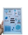A4 3d baby frame | A4 Acrylic protection non breakable frame | baby milestone frame.. 