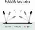 Lightweight Wooden bed table Folding Laptop Study Table Computer Desk Bed. 
