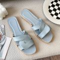 Women's Summer Slides Sandals - Cross Band Design, Ultra Soft Anti-Slip Sole, Lightweight House Slippers for Women, Beach Walkin. 