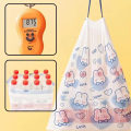 45x45cm Thickened Drawstring Garbage Bag, Large Disposable Plastic Trash Bag Design, For Home Kitchen Office Daily Use.