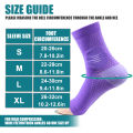 1Pair Neuropathy Socks - Compression Diabetic Toeless Foot Sleeves for Ankle Gout,Plantar Fasciitis Relief Brace for Men Women. 