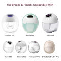 8PCS Duckbill Valves Wearable Breast Pump Replacement Parts Compatible with Eufy E10 E20 S1 Pro MomMed S21,S32 Breast Pump.