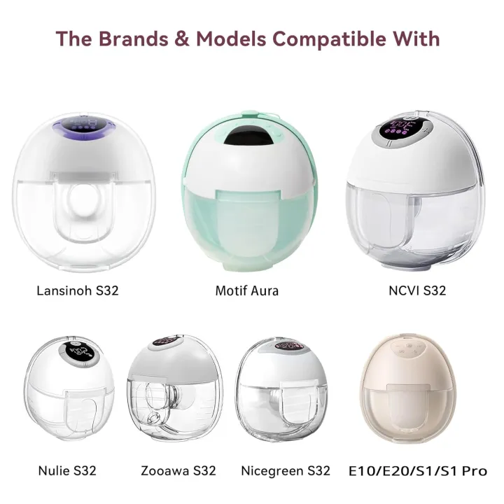 8PCS%20Duckbill%20Valves%20Wearable%20Breast%20Pump%20Replacement%20Parts%20Compatible%20with%20Eufy%20E10%20E20%20S1%20Pro%20MomMed%20S21,S32%20Breast%20Pump%20-%20Image%204