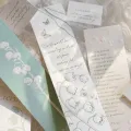 Mr. Paper 20pcs/Box Relief Flowers Bookmark Fresh Literature and Art Style Journal Decoration Reading Bookmarks Stationery. 